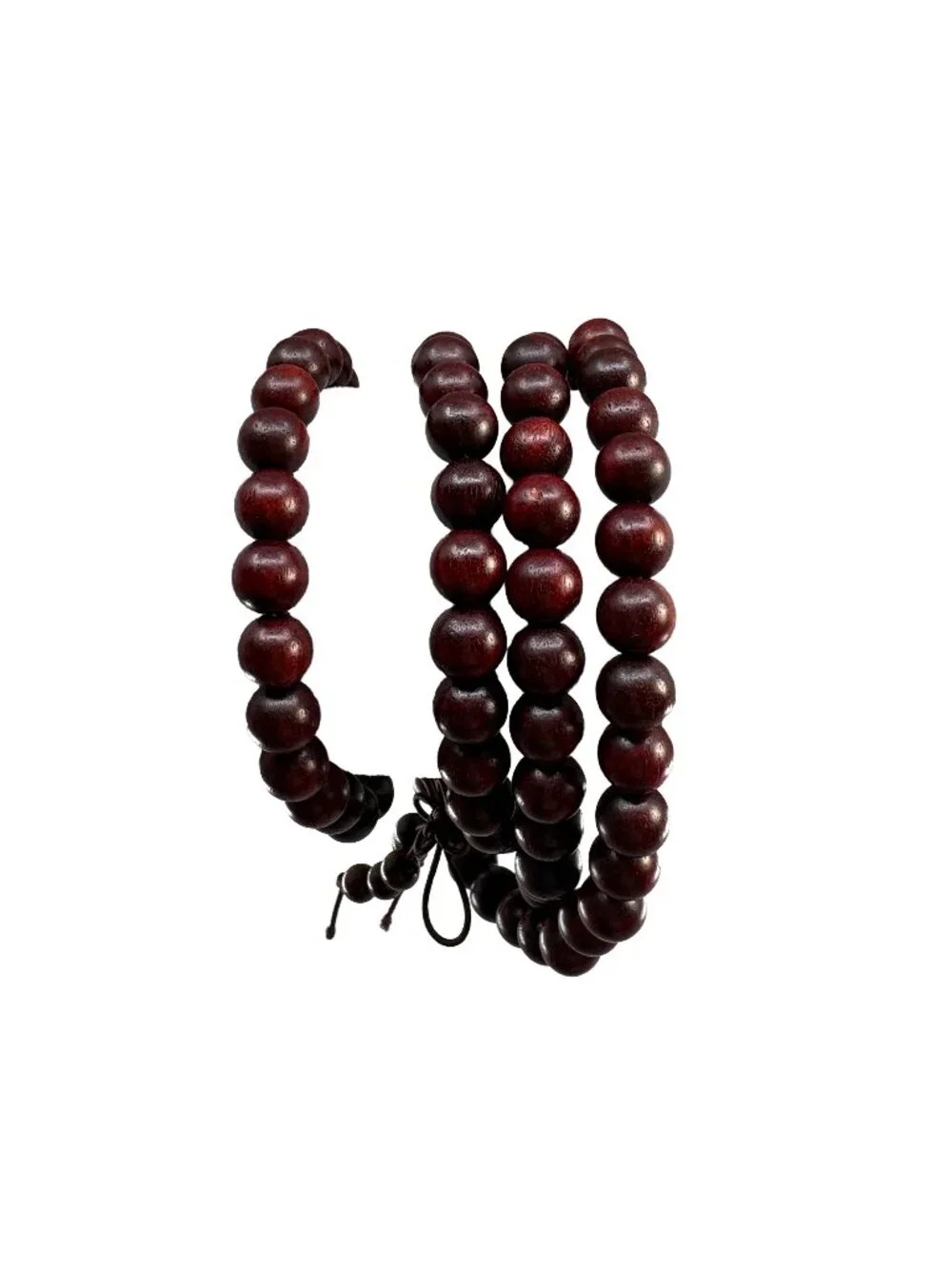 Natural Blood Sandalwood Mala Prayer 108 Beads Necklace/Bracelet 8mm 28.9g